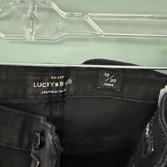 Lucky Brand Women's High Rise Black Jeans - Picture 2 of 4